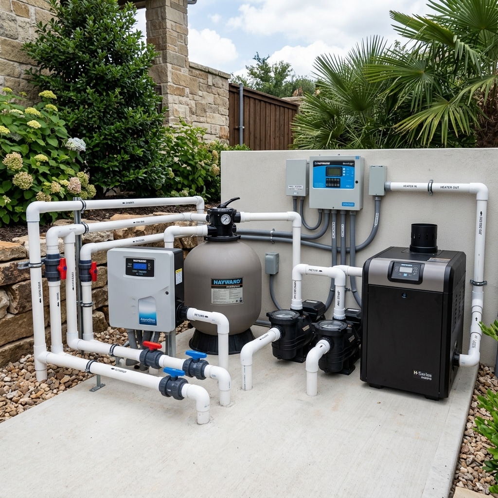 Pool equipment repairs and upgrades